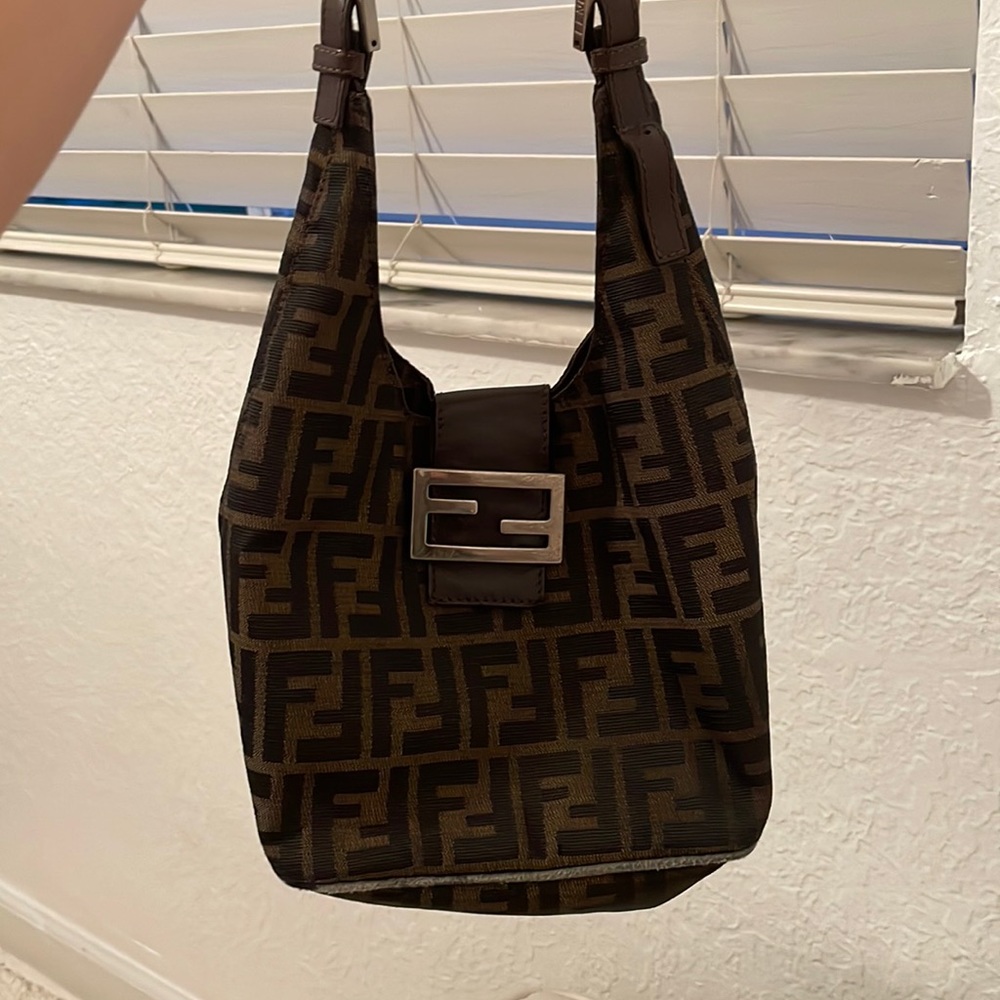 FENDI Zucca Shoulder Bag
